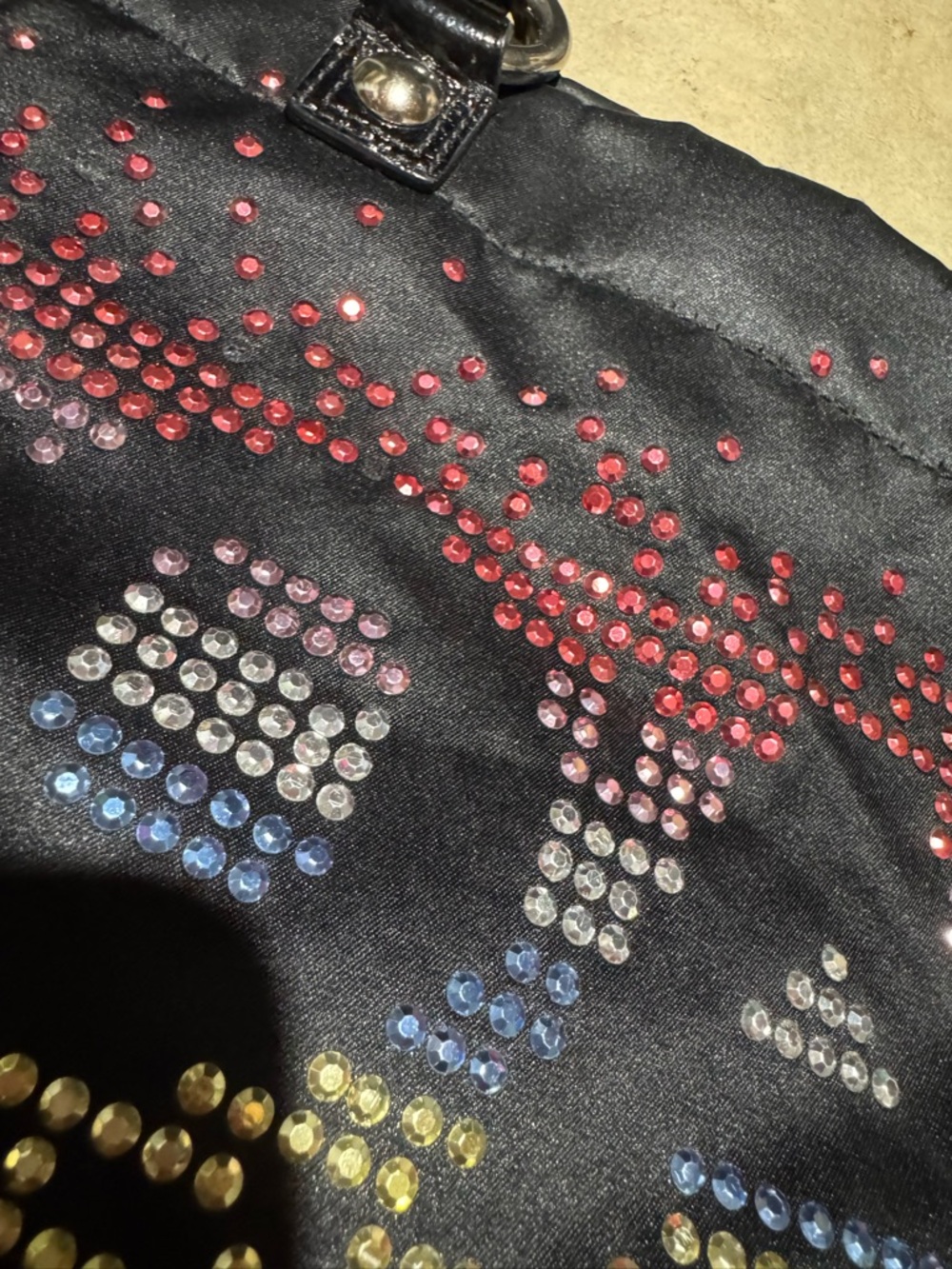 Coach Poppy Limited Edition Holiday Rhinestone Tote Bag Purse Fourth of July - Picture 5 of 10